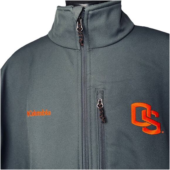 OSU Beavers XXL columbia ascender II full zip jacket Oregon State NCAA SoftShell - Picture 2 of 8